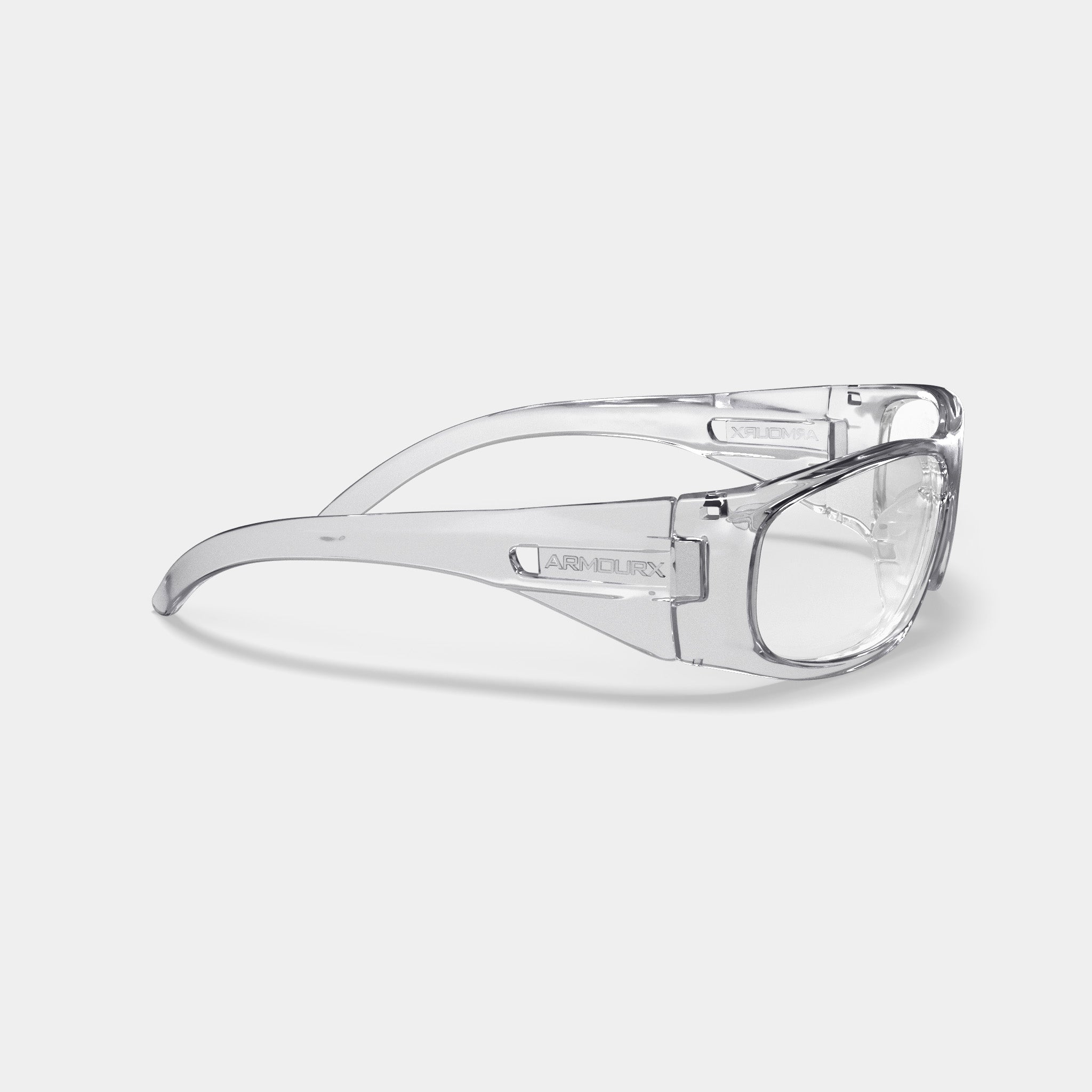 Armourx 6001 prescription safety glasses in clear transparent color